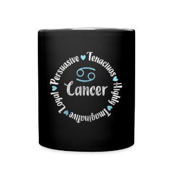 Signe du zodiaque Juin - Mug uni - noir - Devant
