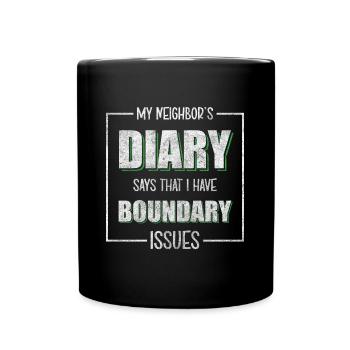 Neighborhood Friendship Inauguration Ceremony - Full Colour Mug - black - Front