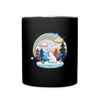 Snowy Landscapes - Full Colour Mug - black - Front