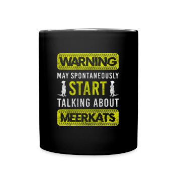 Wilderness Africa Horizontal Stripes Cute - Full Colour Mug - black - Front