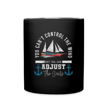 Sailing Ocean - Full Colour Mug - black - Front