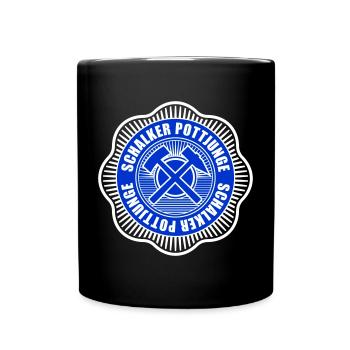 Schalker Ruhrpott Junge | Farbe änderbar - Tasse einfarbig - Schwarz - Vorne