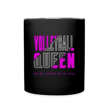 Volleyball Queen - Full Colour Mug - black - Front