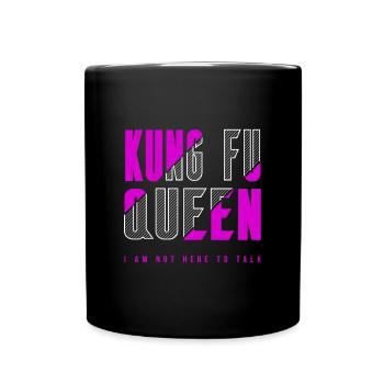 Reine du Kung Fu - Mug uni - noir - Devant