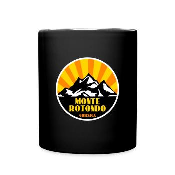 Monte Rotondo Corse - Mug uni - noir - Devant