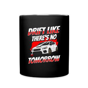 Drifting Auto Asphalt Flitzer - Tasse einfarbig - Schwarz - Vorne