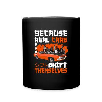 Moteur de dérive de voiture de sport Burnout - Mug uni - noir - Devant