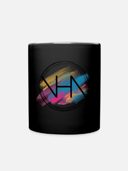 VHA VividHeArt Logo - Tasse einfarbig - Schwarz