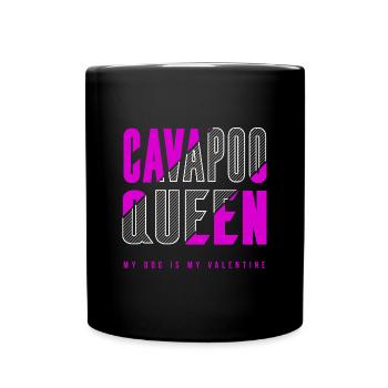 Reine de Cavapoo - Mug uni - noir - Devant