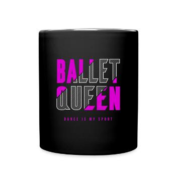 Ballett Königin - Tasse einfarbig - Schwarz - Vorne