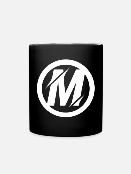 M Logo Artwork - Full Colour Mug - black