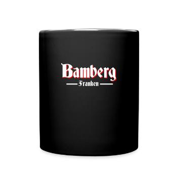 Bamberg - Tasse einfarbig - Schwarz - Vorne