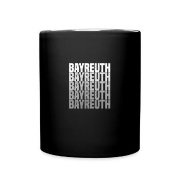 Bayreuth - Tasse einfarbig - Schwarz - Vorne
