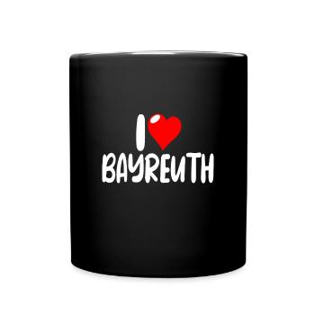 Bayreuth - Tasse einfarbig - Schwarz - Vorne