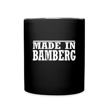 Bamberg - Tasse einfarbig - Schwarz - Vorne