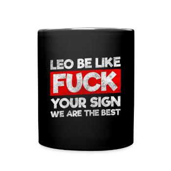 Horoskop Stärke Geburtstag Sternbild - Tasse einfarbig - Schwarz - Vorne