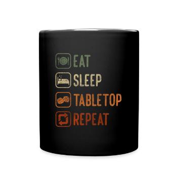 Board Game Board Roleplayer Player - Full Colour Mug - black - Front
