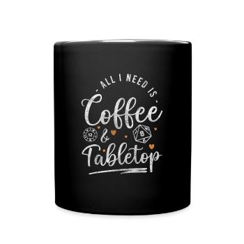 Board Game Board Dice Player - Full Colour Mug - black - Front