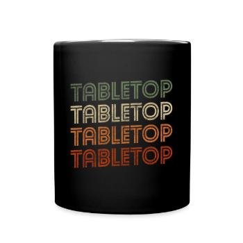 Tabletop Role Playing Game - Full Colour Mug - black - Front