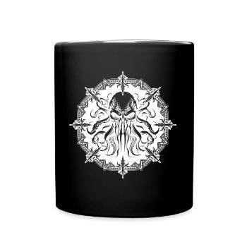 Cthulhu emblem Ancient entity - Full Colour Mug - black - Front