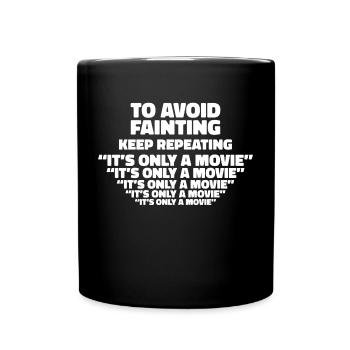 Films Déclaration de cinéma Films de nuit - Mug uni - noir - Devant