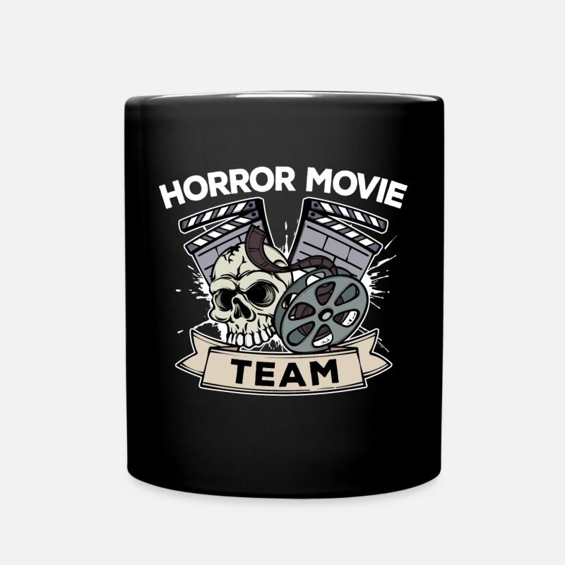 Films Films Cinéma Nuit Déclaration Soirée Cinéma DVD - Mug uni - noir