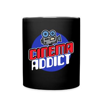 Movies, Camera, Statement, Theater, Movie Night, Movies - Full Colour Mug - black - Front