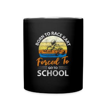 Vainqueur de la course Kart Motorsport - Mug uni - noir - Devant