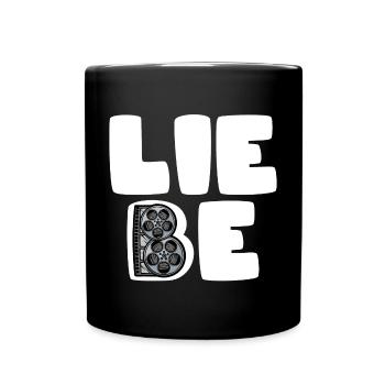Filme Movies Spruch Kinoabend Filmabend Serien - Tasse einfarbig - Schwarz - Vorne