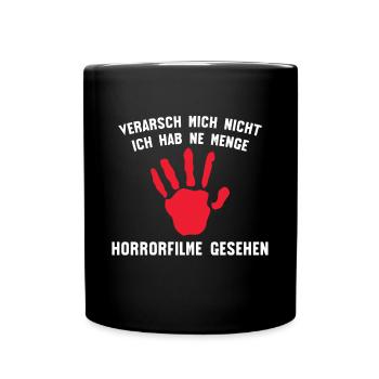 Kino Filme Movies Statement Theater Streaming - Tasse einfarbig - Schwarz - Vorne