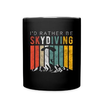 Parachute Adrenaline - Full Colour Mug - black - Front