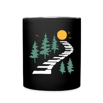Musical path - Full Colour Mug - black - Front