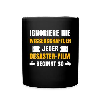 Kinoabend Theater Streaming Movies Statement Filme - Tasse einfarbig - Schwarz - Vorne