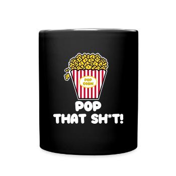 Movies, Theater, Popcorn, Dvd, Abend, Streaming, Kino - Full Colour Mug - black - Front