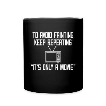 TV Night Movies Déclaration Television Movie Night - Mug uni - noir - Devant