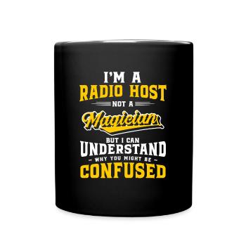 Annonce radio - Mug uni - noir - Devant