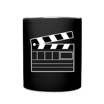 Films Soirée Cinéma Dvd Soirée Film Regarder Cineast - Mug uni - noir - Devant