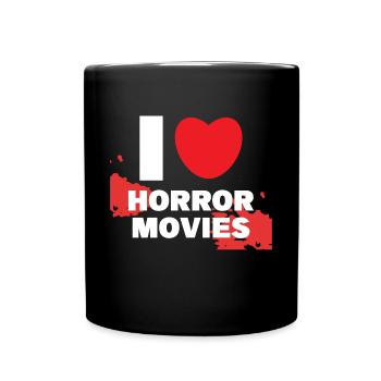 Cinéma Cineaste I Love Movies Déclaration de cœur Films - Mug uni - noir - Devant