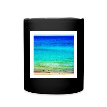 Meer - Tasse einfarbig - Schwarz - Vorne