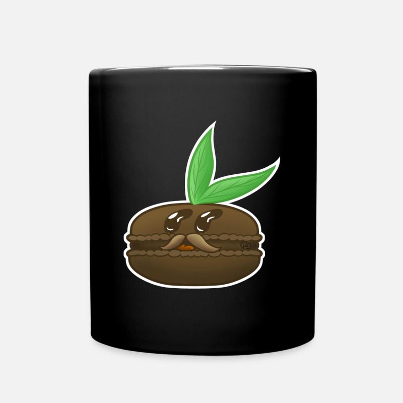MacaronPousse ! - Mug uni - noir