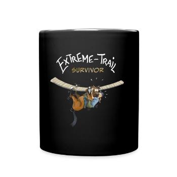 Extreme-Trail Survivor - Tasse einfarbig - Schwarz - Vorne