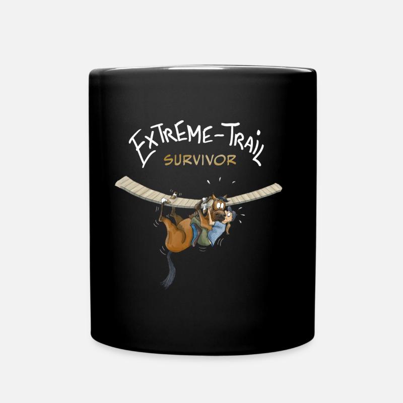Extreme-Trail Survivor - Tasse einfarbig - Schwarz