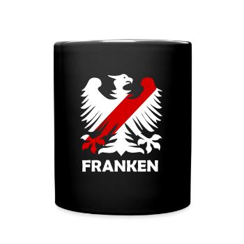 Die Franken aus Deutschland - Tasse einfarbig - Schwarz - Vorne