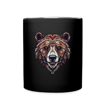 Grizzly Bear Face - Compagnon révolutionnaire - Mug uni - noir - Devant