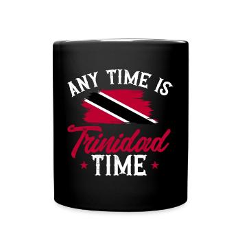Drapeau de Trinité-et-Tobago - Mug uni - noir - Devant