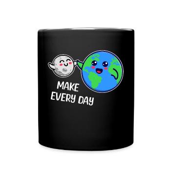 Mother Earth Statement Eco-Friendly Environment - Full Colour Mug - black - Front