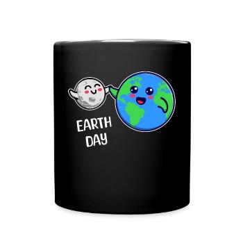 Mother Earth Environment Eco-Friendly Statement - Full Colour Mug - black - Front