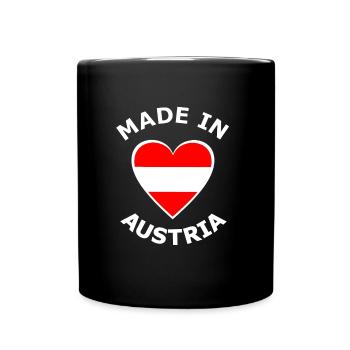 Born in Austria - Full Colour Mug - black - Front