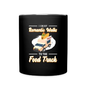Food Truck Meal Foodie - Full Colour Mug - black - Front