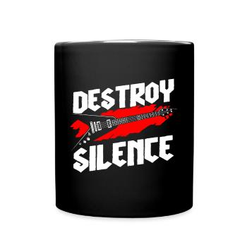 Musik Gitarre Death Metal - Tasse einfarbig - Schwarz - Vorne